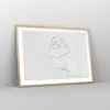 Gerahmtes Poster - Rahmen in heller Eiche - Stück Linear Produktbild-Vorschau 8
