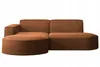 Sofa w kształcie L MODENA narożnik tkanina Verita miedziany Podgląd zdjęcia produktu 2