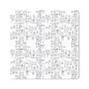 MuchoWow® Mauspad Mousepad Stadtplan - Muster - Schwarz und Produktbild-Vorschau 1
