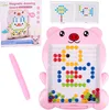 MalPlay Magnettafel Schwein kreativ Kinder Mosaikperlen 20 Produktbild-Vorschau 1