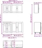 Langlebige 4-tlg. Küchenschrank-Set Kalmar Altholz-Optik Produktbild-Vorschau 7
