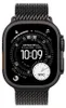 Apple Watch Ultra 3 Milanaise Loop, Titan Schwarz, Schwarz, Produktbild-Vorschau 1