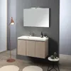 Mobile bagno sospeso 3 ante 90cm vasca sx con specchio Anteprima dell’immagine prodotto 2