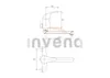 Invena | Mitris Küchenarmatur - Chrom - 20 Cm - Drehbarer Produktbild-Vorschau 3