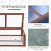 Outsunny Serraggio in legno, mini serra 100 x 65 x 40 cm, Anteprima dell’immagine prodotto 5