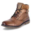 Bugatti Herren Schnürstiefeletten/ Boots Braun Glattleder  Produktbild-Vorschau 2
