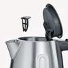 Severin Wasserkocher, Edelstahl, schwarze Details, Produktbild-Vorschau 2