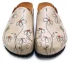 Damen Clogs Calceo mit Gänseblümchen CAL1410 40 Produktbild-Vorschau 7