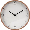 Orologio da parete con finitura in legno e numeri neri Anteprima dell’immagine prodotto 8