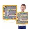 Jeu magnétique Montessori, jouet en bois, labyrinthe, jouet Voir les images du produit 3