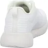 A white Skechers Bobs Squad shoe is shown from the back-left. Náhled obrázku produktu