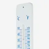 HOMESCAPES Metall-Wandthermometer Silber Produktbild-Vorschau 2