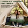 Sleep Comfy Sommerbettdecke 135x200 cm Grün mit Kissenbezug Produktbild-Vorschau 4