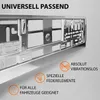 2 Stück Kennzeichenhalter Chrom Vollchrom Produktbild-Vorschau 3