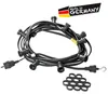 Illu-/Partylichterkette 50m - Außenlichterkette schwarz -  Produktbild-Vorschau 2