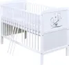Baby-Delux Babybett Gitterbett Kinderbett 2in1 Luna Teddy Produktbild-Vorschau 2
