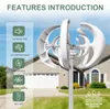 Turbine eoliche verticali, potenza 3000W, sistema Anteprima dell’immagine prodotto 4