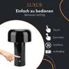 Luxus - Tischlampe Touch - Luna - Schwarz - H20 x Ø10 Produktbild-Vorschau 2