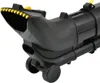 Close-up view of the intake nozzle and wheels of a leaf blower. Podgląd zdjęcia produktu