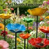 Vogeltränke - Vogeltränke Garten Metall - 60x15cm - Produktbild-Vorschau 4