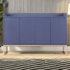 Credenza ProximaX blu senza maniglie con due ripiani Anteprima dell’immagine prodotto 5