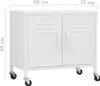 vidaXL Szafka do przechowywania biała 60x35x56 cm stalowa Podgląd zdjęcia produktu 11