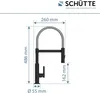 SCHÜTTE kuchyňská baterie MIAMI, spirálová pružinová Náhled obrázku produktu 7