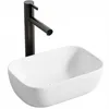Aufsatzwaschbecken aus Keramik, weiß, oval, glänzend, 37 x Produktbild-Vorschau 7