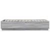 The Living Store Bettgestell mit LED Grau Sonoma 90x200 cm Produktbild-Vorschau 8
