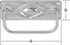 Vormann Kistengriffe verzinkt 100 x 35 mm Produktbild-Vorschau 2