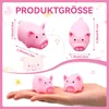 100er Set Mini Quietschschwein Bade Spielzeug, schwimmend Produktbild-Vorschau 2