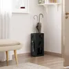 WOLTU Regenschirmständer, 2 Slots, 4 Haken, quadratischer Produktbild-Vorschau 4