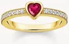Thomas Sabo TR2448-995-10 Damenring mit rotem Herz Produktbild-Vorschau 3