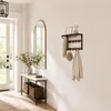 Relaxdays 4052025821005, Wandmontage, IJzer, 10 haken, Wit, Productafbeelding-voorbeeld 2