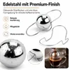 2er Set Espresso Kühlkugeln aus Edelstahl, Kaffee Cooling Produktbild-Vorschau 2