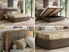 MKS MEBLE Polsterbett LERIO CLASSIC 200x200 cm mit Produktbild-Vorschau 2