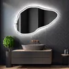 Unregelmäßiger asymmetrischer Spiegel mit LED Beleuchtung Produktbild-Vorschau 4