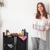Relaxdays – regał na kosze na bieliznę, 3 wysuwane półki, Podgląd zdjęcia produktu 3