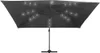 vidaXL Parapluie avec éclairage LED Mât en aluminium Voir les images du produit 3