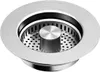 Edelstahl-Afvoerstop 75-87mm 3-in-1 für Küche und Spüle Produktbild-Vorschau 2