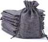30 Stück 13*18cm Jutesäckchen, Jute Beutel mit Kordelzug, Produktbild-Vorschau 1