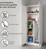 Armoire multi-usages Armoire à balais blanche 74cm Largeur Voir les images du produit 2