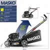 MASKO® Benzin Rasenmäher 5in1 Radantrieb EasyClean Produktbild-Vorschau 7