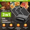 Extralink 3in1 Sandwichmaker Waffeleisen Kontaktgrill 1000W Produktbild-Vorschau 2