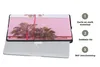 MuchoWow® Laptop Hülle 14 ZollPalme - Garten Poster - Rosa Produktbild-Vorschau 4
