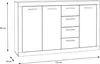 Forte BACCIO Sideboard 150, modernes Sideboard für Produktbild-Vorschau 6