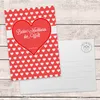 Mr. & Mrs. Panda Postkarte Nachbarin - Geschenk, bildkarte, Produktbild-Vorschau 4