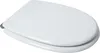 A white toilet seat lid is shown from a slightly elevated side angle against a white background. Anteprima dell’immagine prodotto