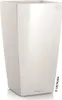 Lechuza Samozavlažovací květináč Cubico Premium 30 cm, bílá Náhled obrázku produktu 34