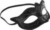 Venezianische Maske mit Muster - schwarz Produktbild-Vorschau 3